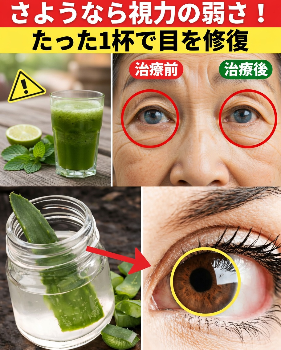 90歳を過ぎても、加齢とともに視力の鮮明さを保つのを助けるかもしれない、毎日のシンプルな飲み物習慣を発見しましょう