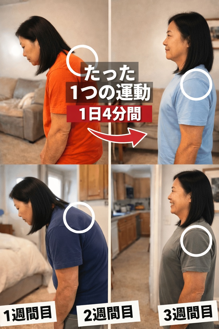 60歳を過ぎてから知っておきたい前方頭位姿勢とその重要性