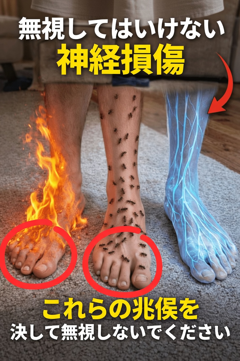 足や手の神経損傷の15の初期警告サイン：見逃さないよう注意すべき兆候