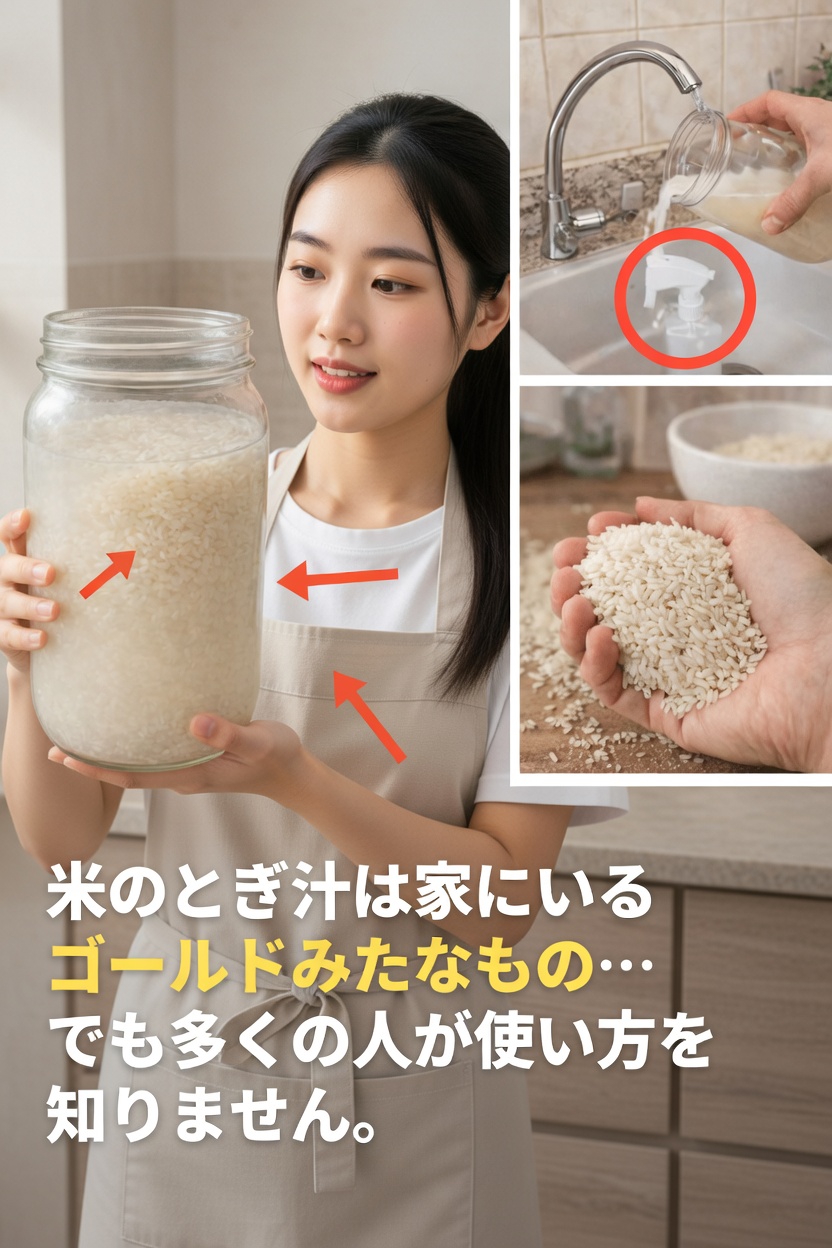 米のとぎ汁：髪と肌のケアのために、多くの人が再発見しているシンプルな家庭療法