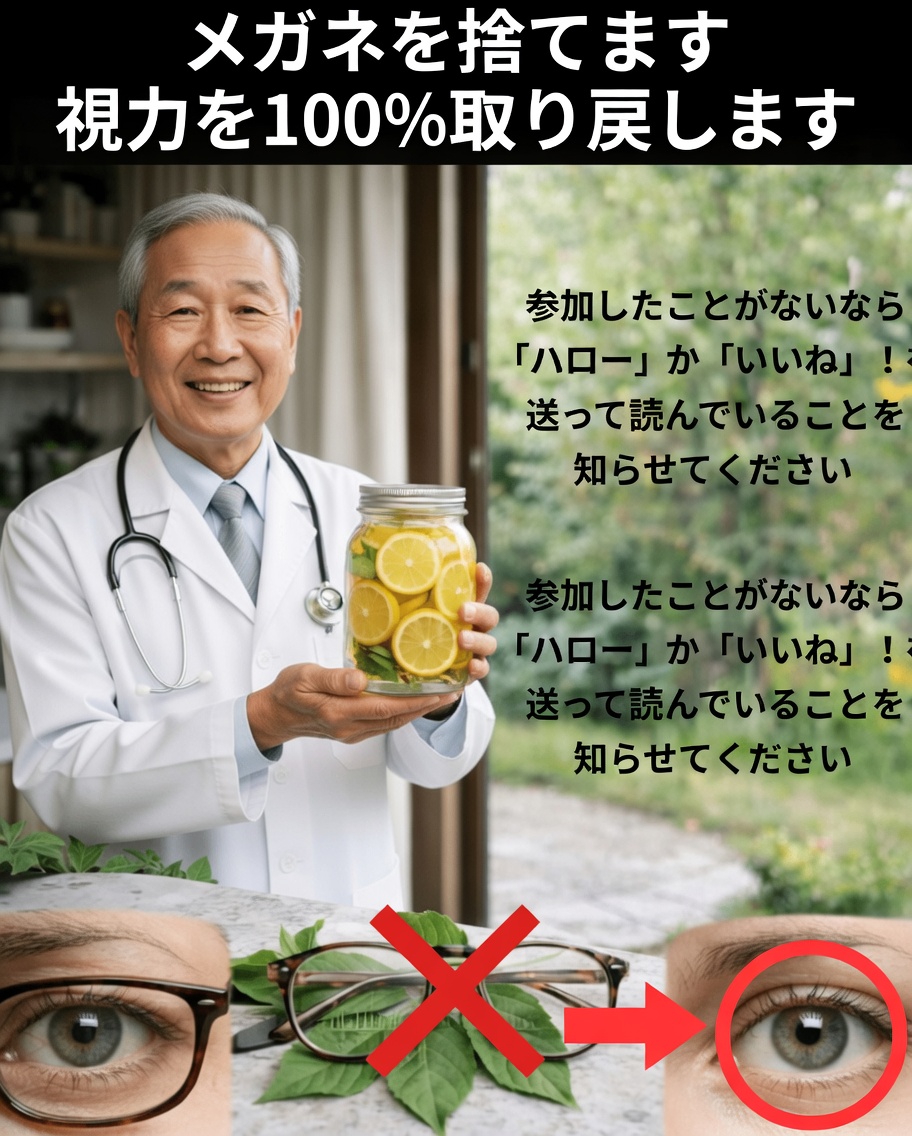 多くの人が目の内側から栄養を与えるために使っている、あまり知られていない自家製の秘訣は、シンプルな塩レモンです。