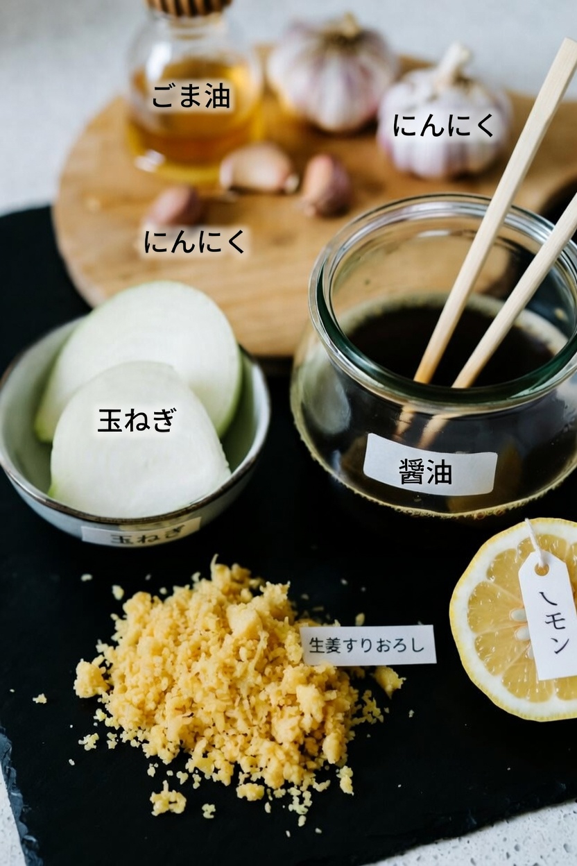 自宅で作る、すりおろし生姜・玉ねぎ・にんにく・レモン果汁・はちみつブレンドの簡単ガイド
