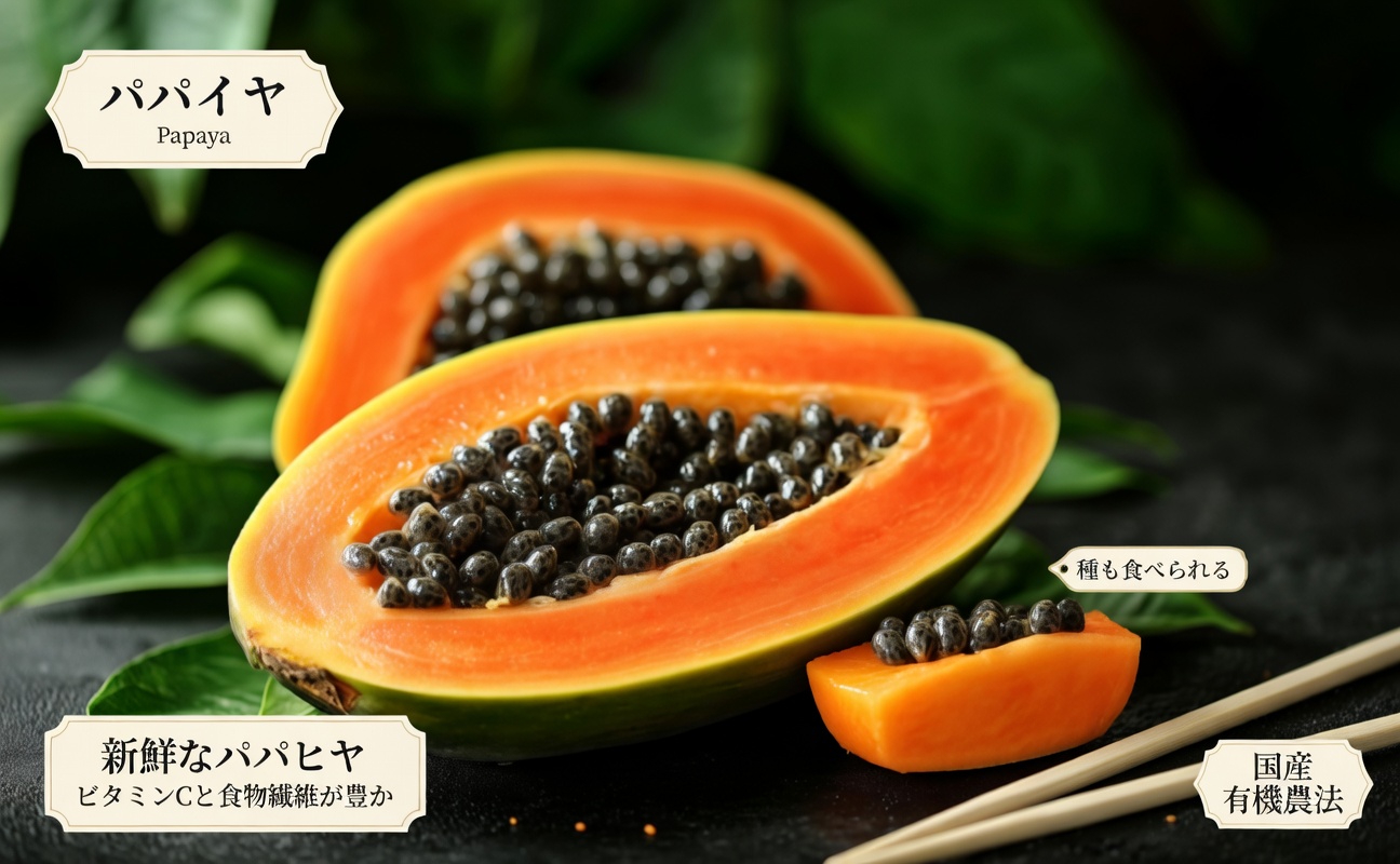 果物かごで見過ごされがちなスーパーフード：毎日の健康を変えるかもしれないパパイヤの種の驚くべき14の効能