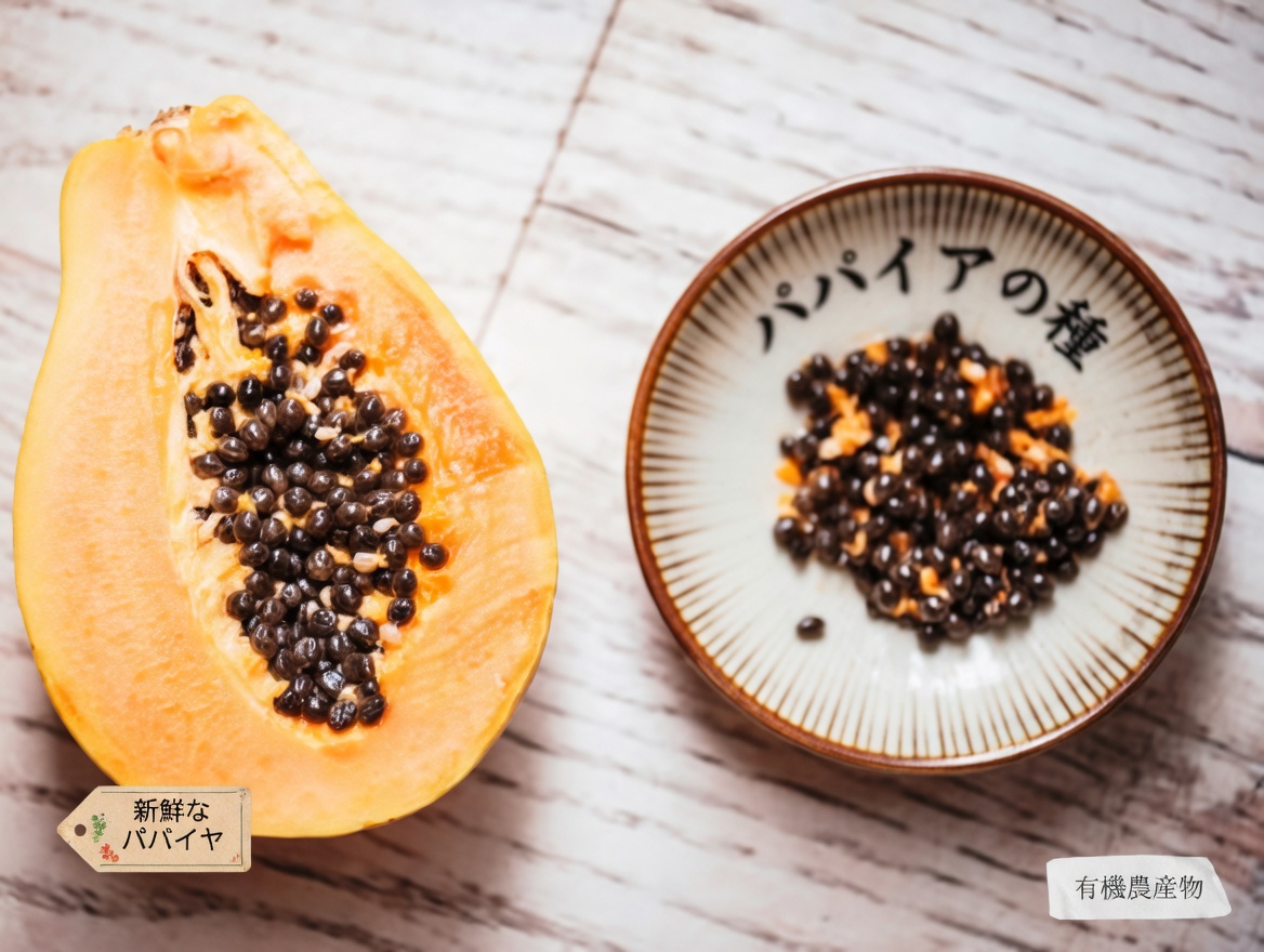 果物かごで見過ごされがちなスーパーフード：毎日の健康を変えるかもしれないパパイヤの種の驚くべき14の効能