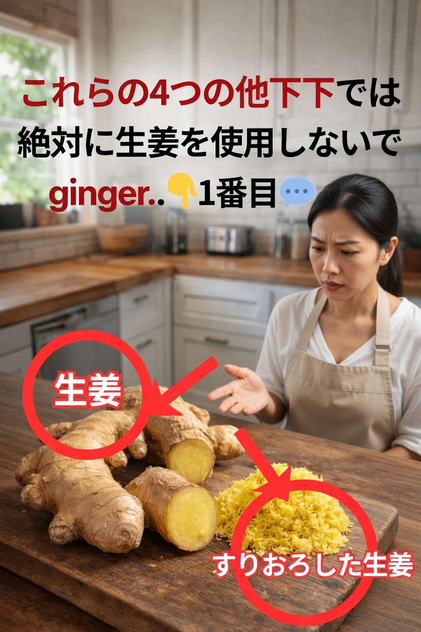 生姜は多くの人にとって健康的でも、まず医師に相談したほうがよい4つのケース