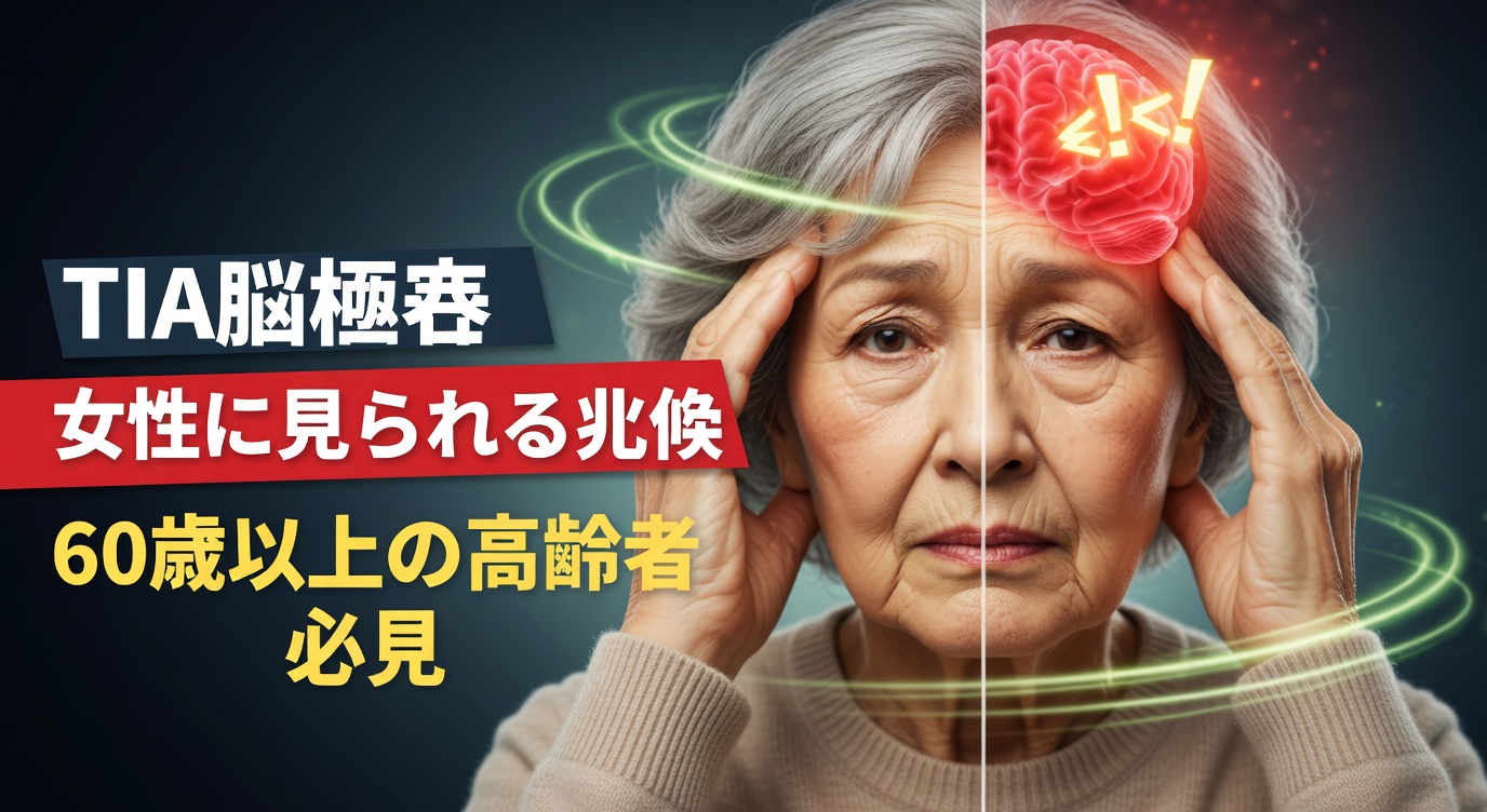 60歳以上の多くの高齢者が見落としがちなラクナ梗塞の7つの警告サインとは?