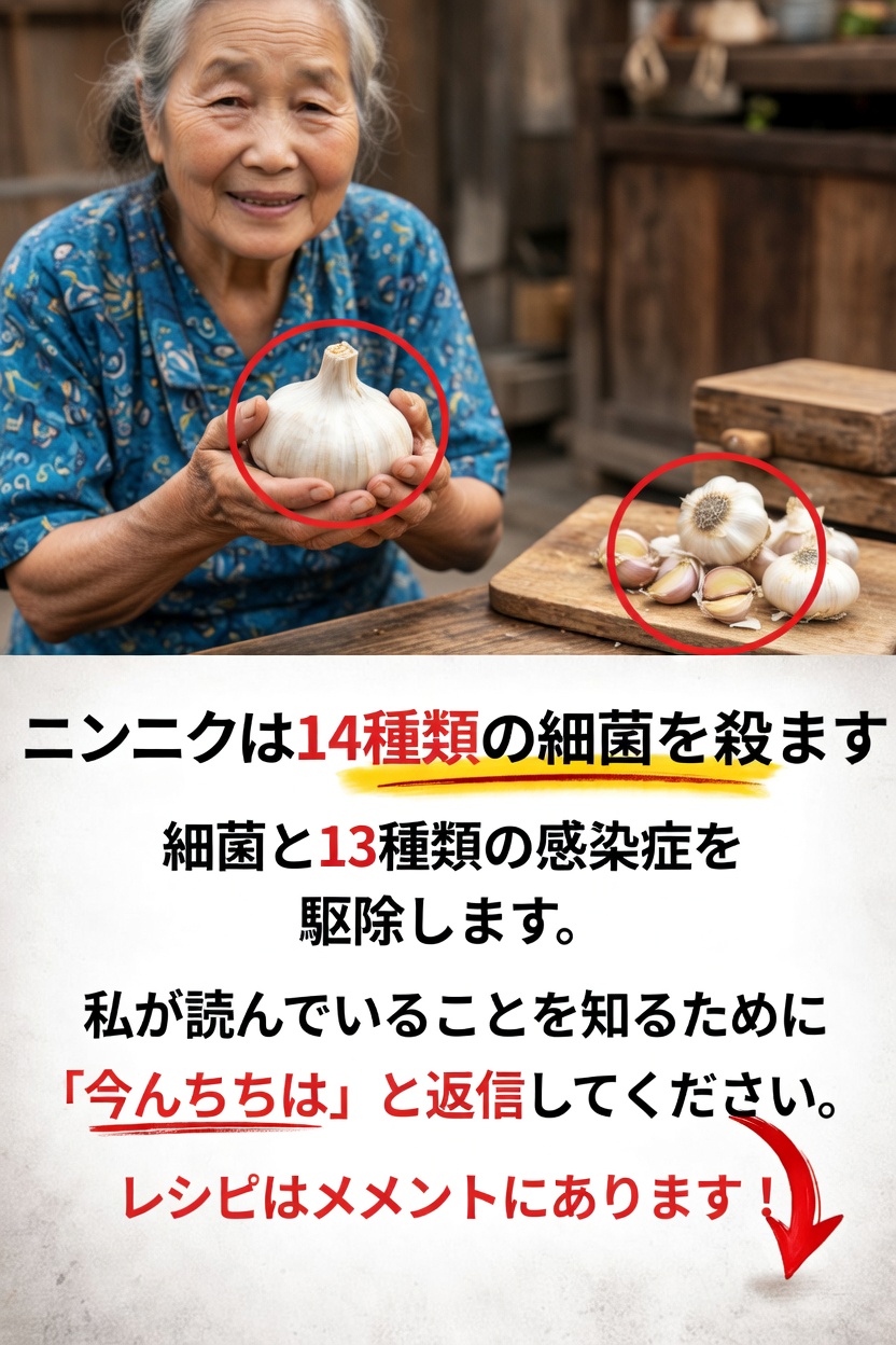 ニンニク：感染症を一掃する天然の抗生物質