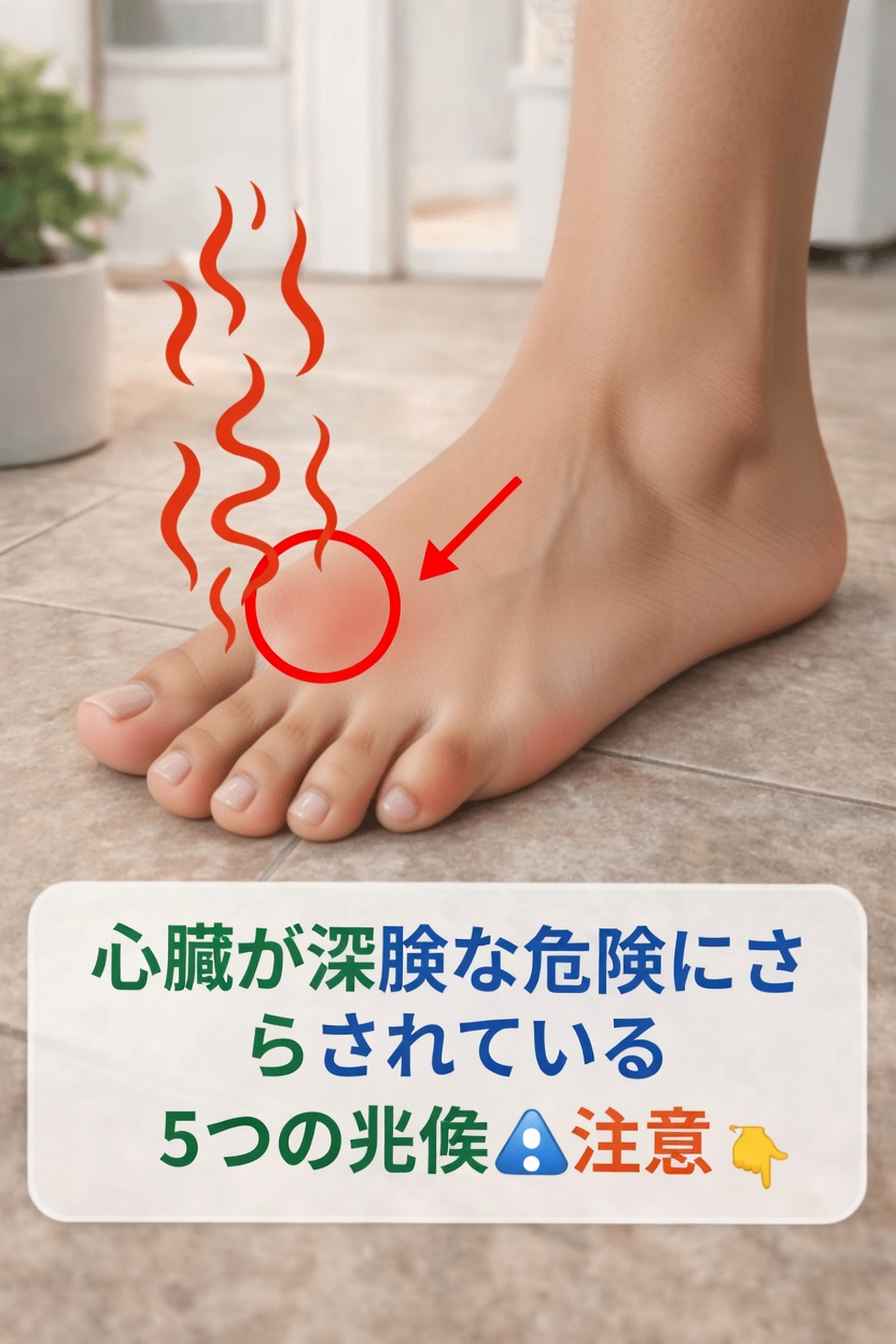 心臓の健康に注意が必要かもしれない5つの微妙な警告サイン