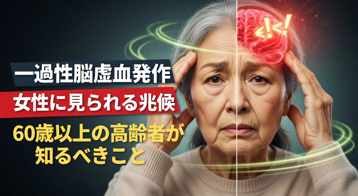 60歳以上の人が見落としがちな一過性脳虚血発作(TIA)の10の微妙な兆候
