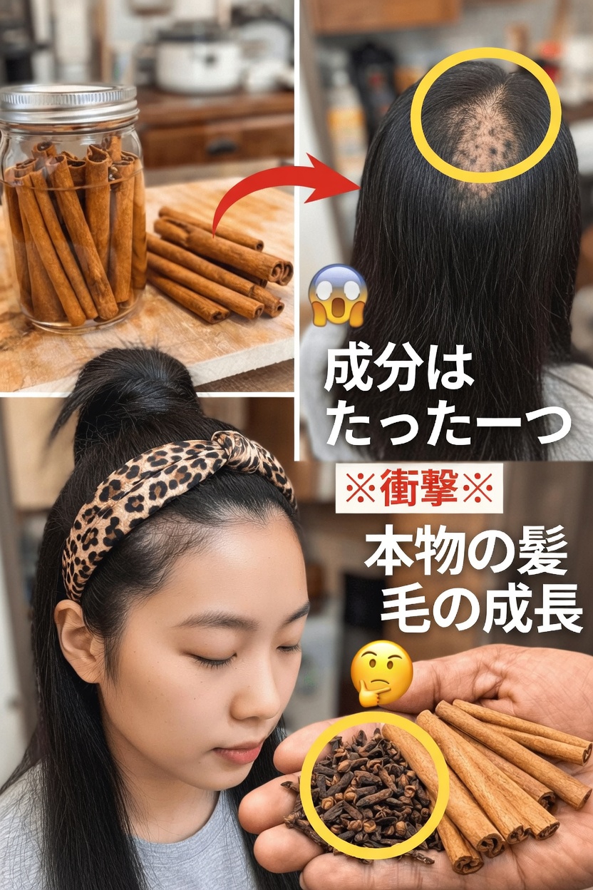 クローブとシナモン:健康的な髪の成長をサポートする天然のキッチンブレンド