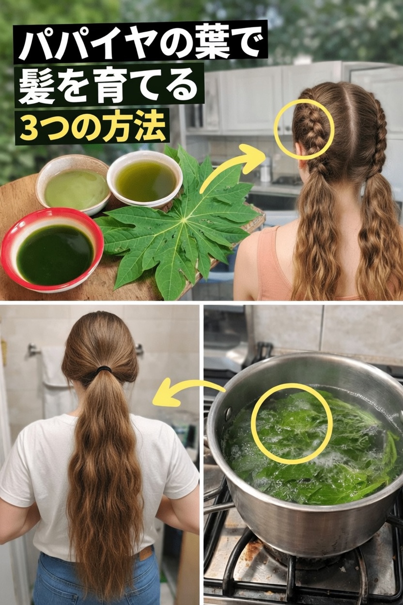 パパイヤの葉は髪と頭皮の健康をサポートできる?試してみたい簡単なDIY方法2選