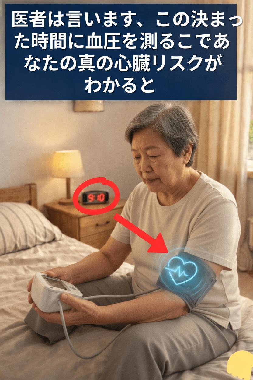 朝の血圧測定値が本当の心臓の健康リスクを明らかにする、一日のうちで唯一の時間帯