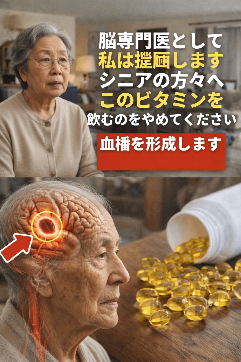 よくあるビタミン習慣は高齢者の脳卒中リスクに影響するのか?シニアのための脳の健康ガイド