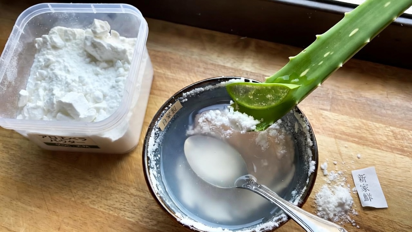 夜のスキンケアに重曹をやさしく取り入れて、手軽にすっきりする方法