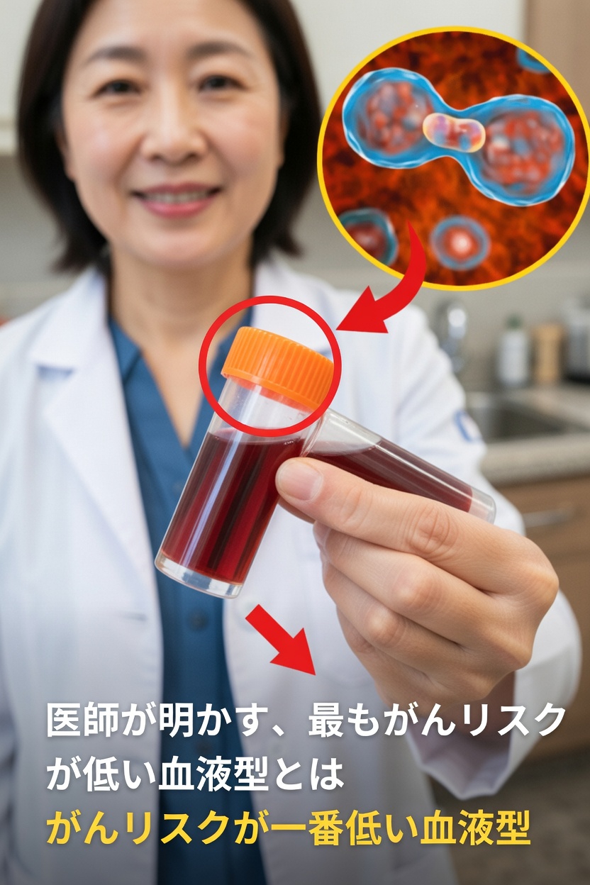 血液型でがんリスクを少し減らせる可能性はあるのか？