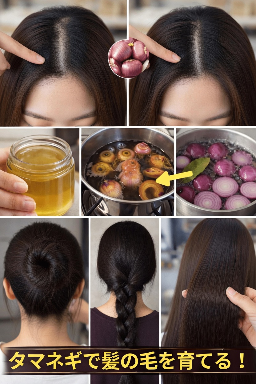 髪の健康と成長をサポートする自然な選択肢としてのオニオンジュースの探求