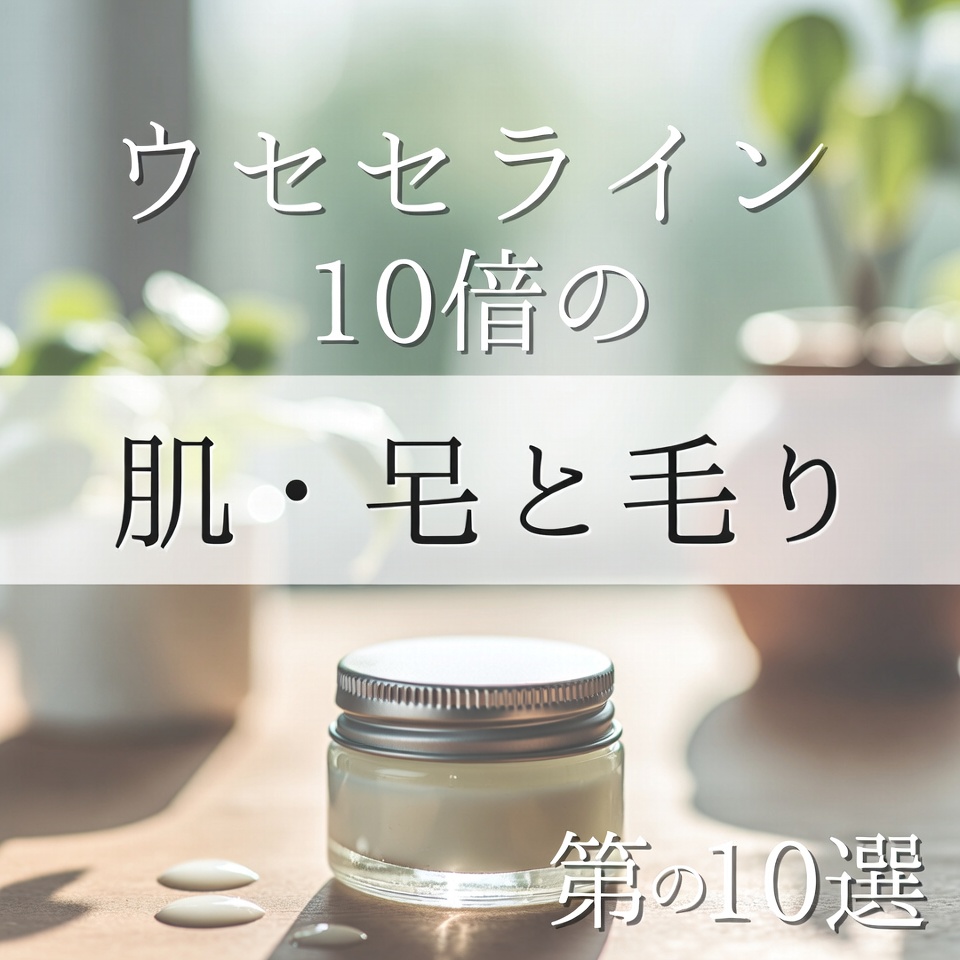 肌・唇・髪に対するワセリンの10の効果