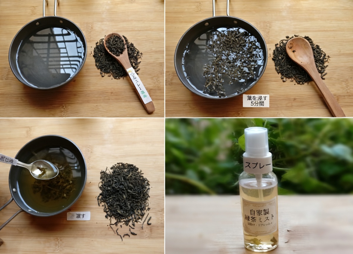 天然の美容アイテムとしての緑茶の使い方：輝く肌を手に入れ、シミを取り除き、大きな毛穴を引き締める ネイルケア製品ボディケア製品