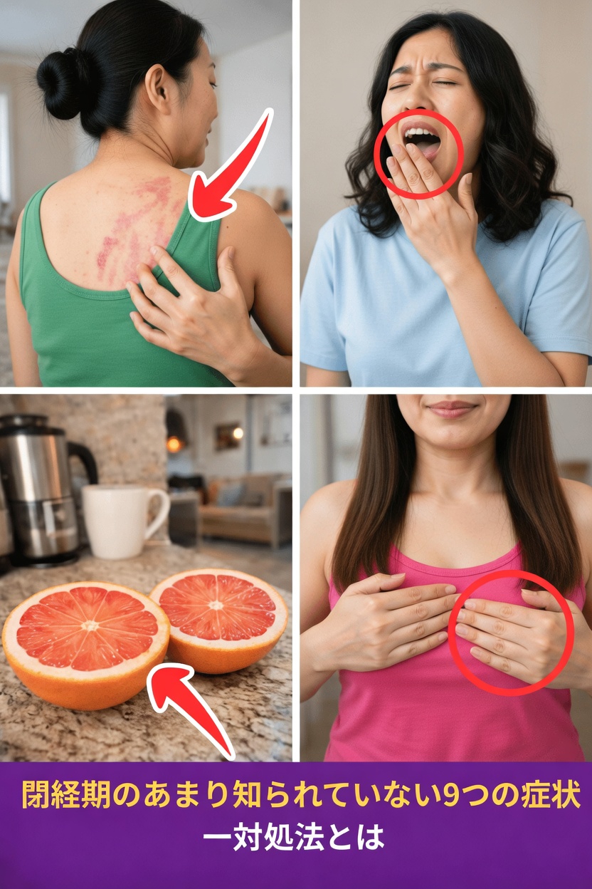 あまり知られていない更年期の症状9つ――そしてそれを和らげる簡単な方法