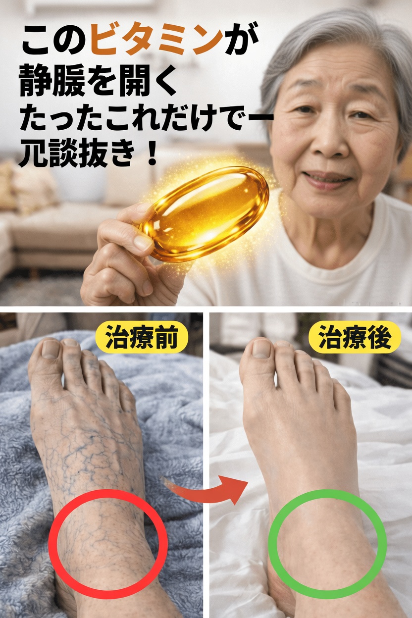高齢者の健康な脚の血行をビタミンKがどのように支えるのかを知ろう