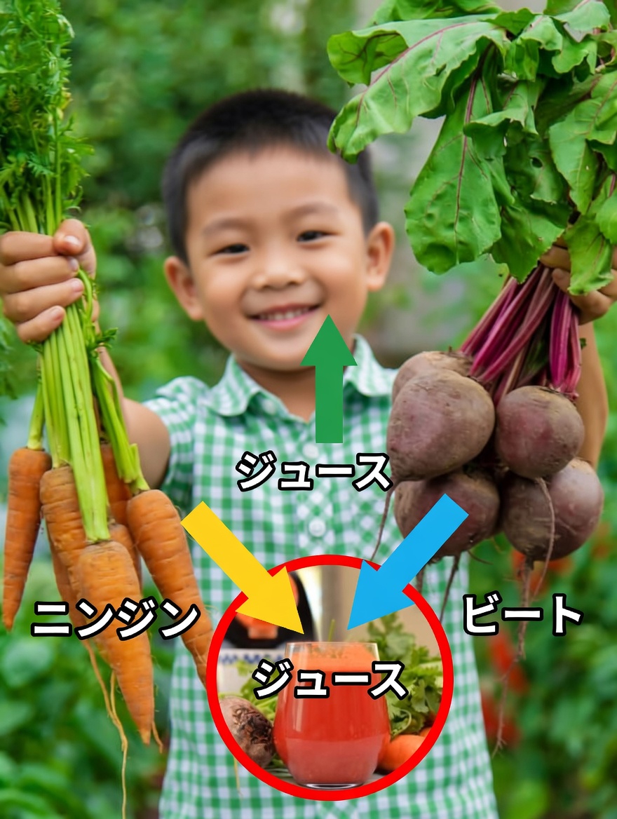 視力向上に一杯：目に良いにんじんとビーツジュースの健康効果