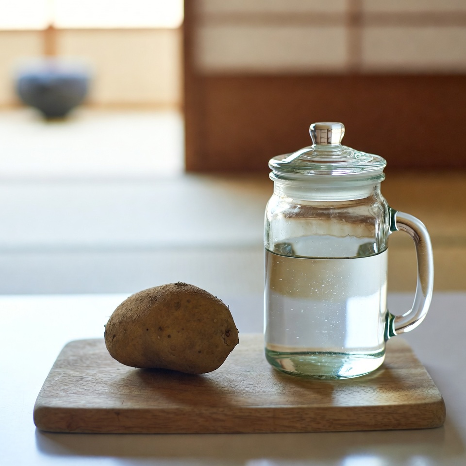 たった2つの材料で白髪を自然に解消:じゃがいもの皮と水