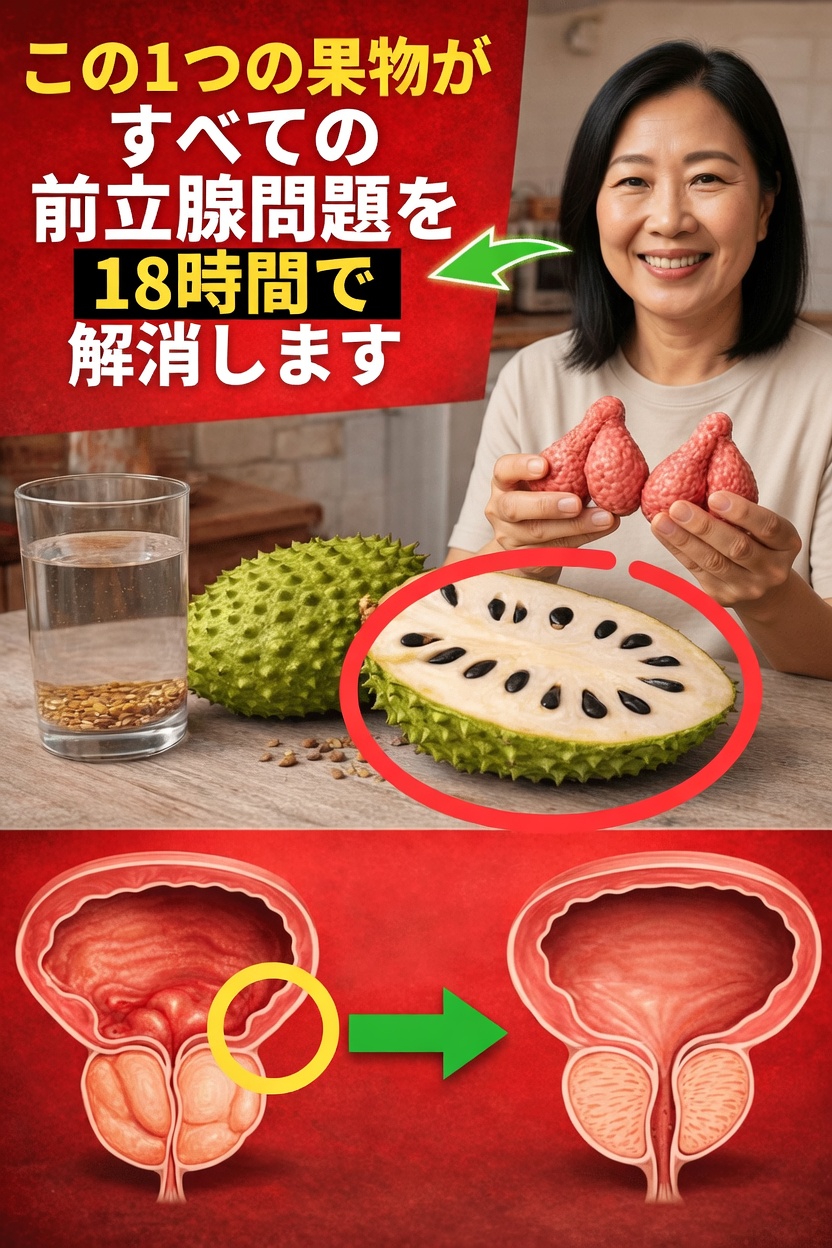 前立腺を小さくする驚きの果物 ― 誰も教えてくれない真実！