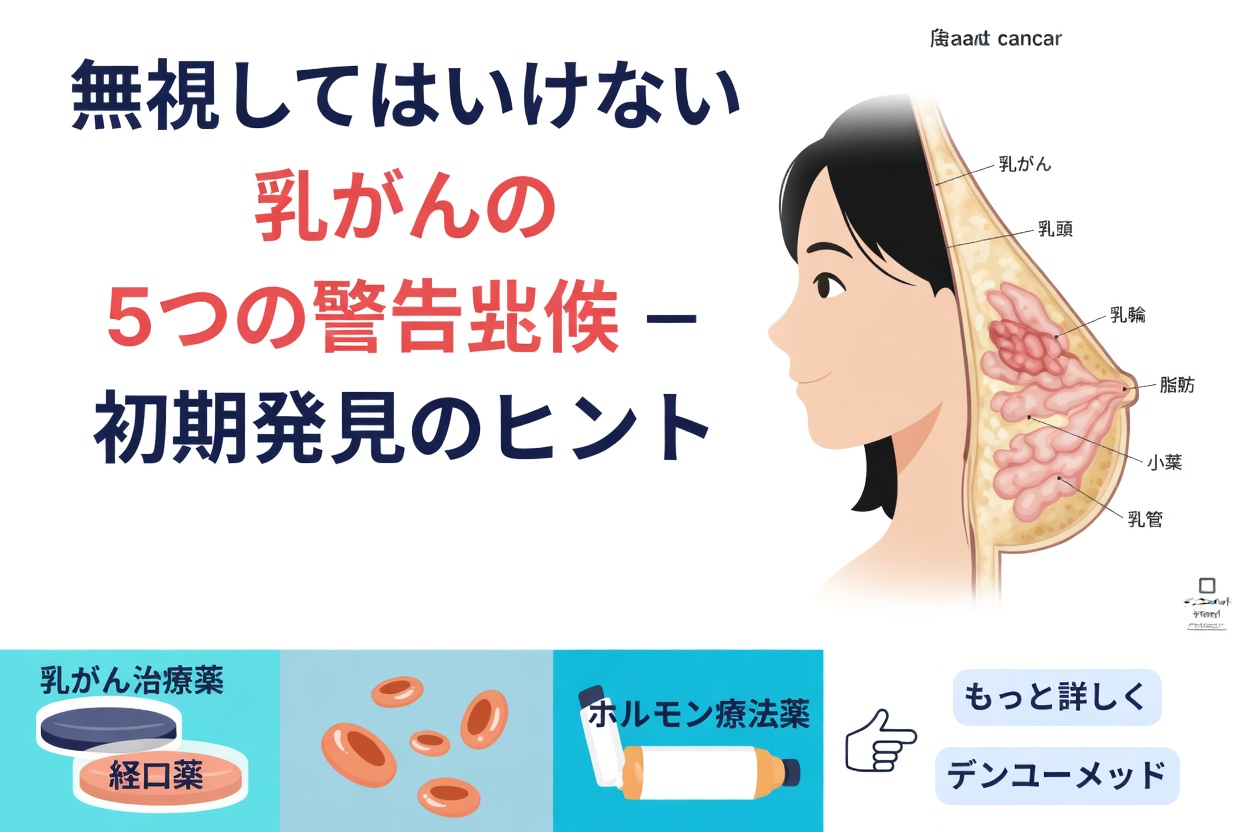 女性の乳がんの警告サイン10選―決して見逃さず、必ず医師に相談すべき症状