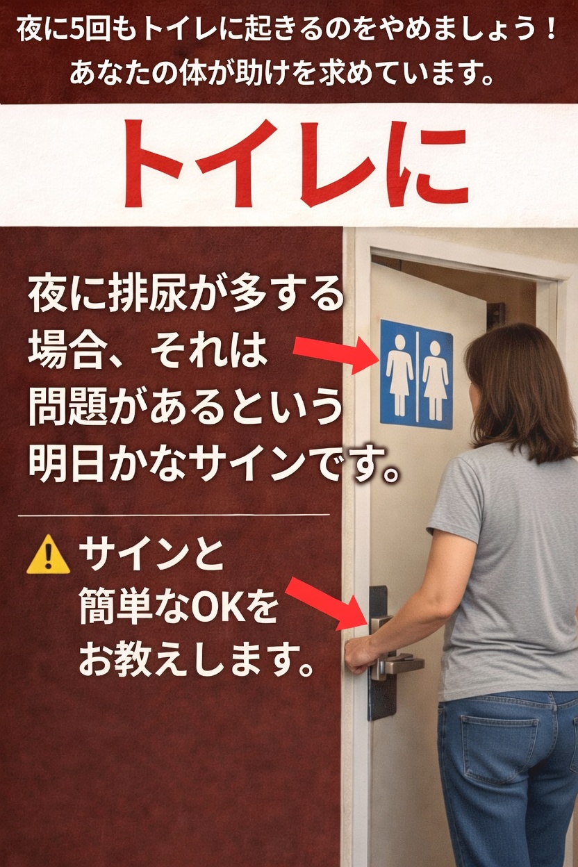 夜中に何度もトイレで目が覚めるのはなぜ？夜間のトイレ回数を減らすのに役立つかもしれない簡単な習慣