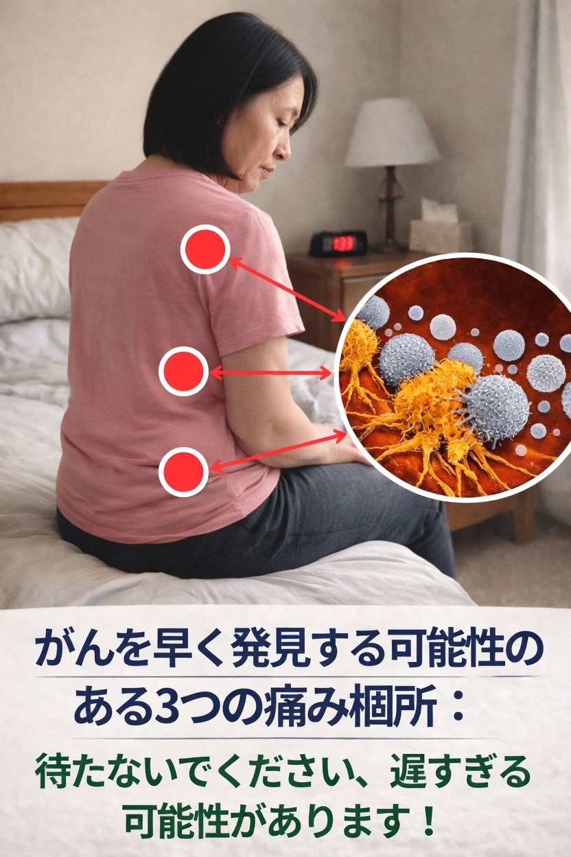 早期警告サインの可能性がある、決して見逃してはいけない3つの持続する痛みの部位