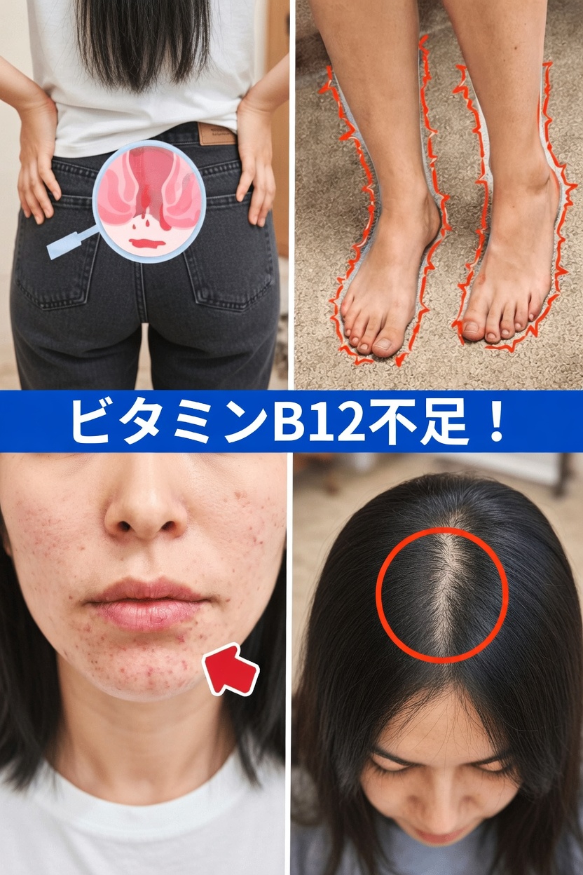 体がビタミンB12不足かもしれない8つの珍しいサイン