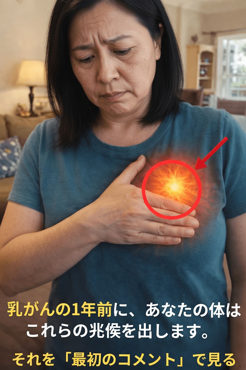 決して見逃してはいけない乳がんの4つの初期警告サイン
