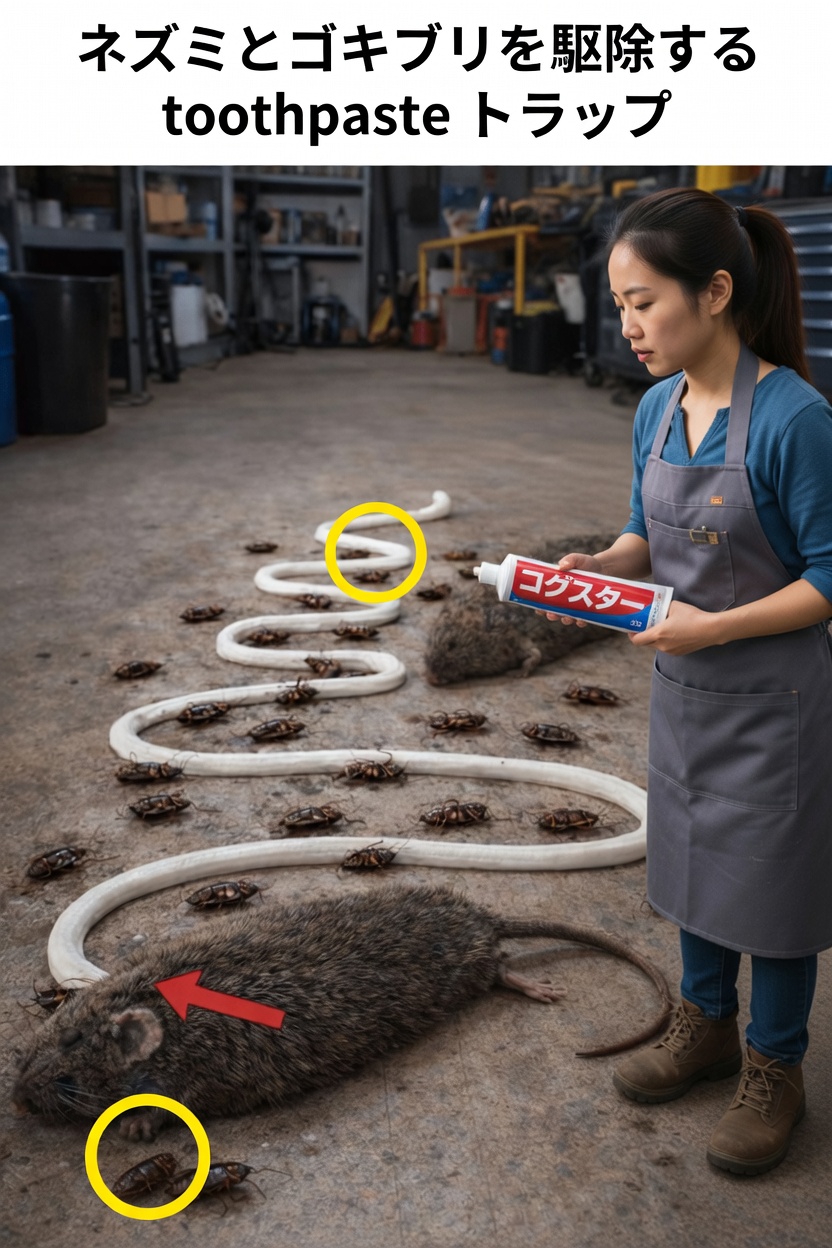 害虫駆除剤にお金を無駄遣いするのはやめよう：この簡単な歯磨き粉の裏ワザで自然に害虫を寄せつけない