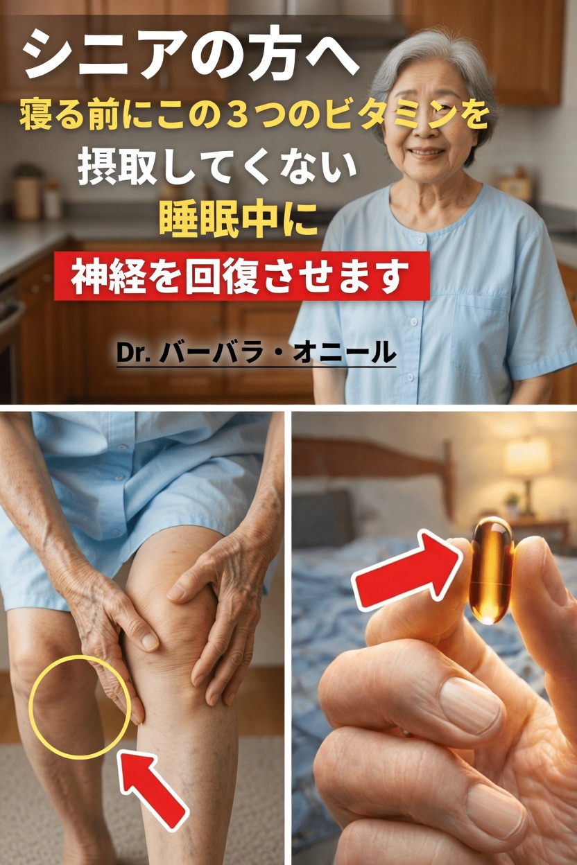 60歳を過ぎたら神経の健康と脚力を支える、寝る前の簡単な3つの習慣