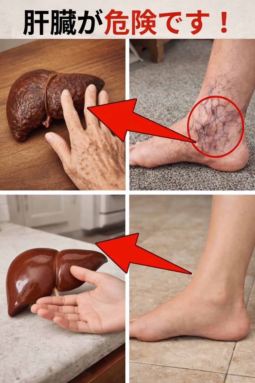 足が肝臓の健康問題を知らせているかもしれない驚きの9つのサイン、知っておくべきポイント