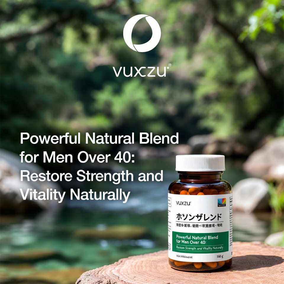 40代以上の男性のための強力な天然ブレンド:自然に力強さと活力を取り戻す