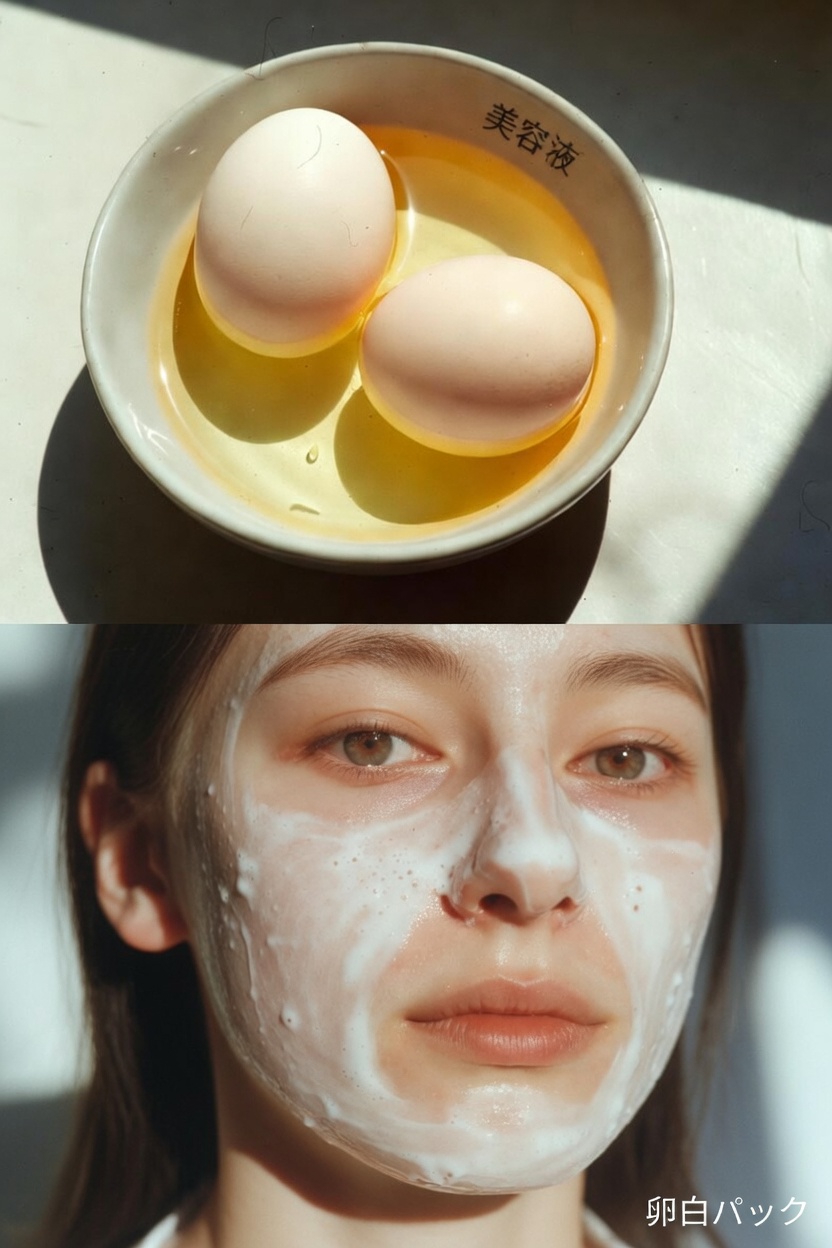 卵白マスクは毛穴の開きや黒ずみを目立ちにくくするのに役立つ? 自宅でできるシンプルな検証