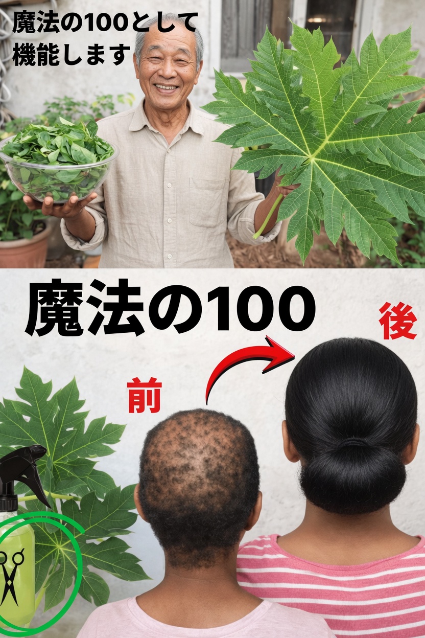 ヘアケアにおけるパパイヤの葉の可能性を探る:検討に値する自然な選択肢