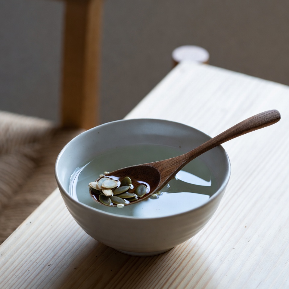 有名医師推奨:寄生虫対策に水に浸したカボチャの種