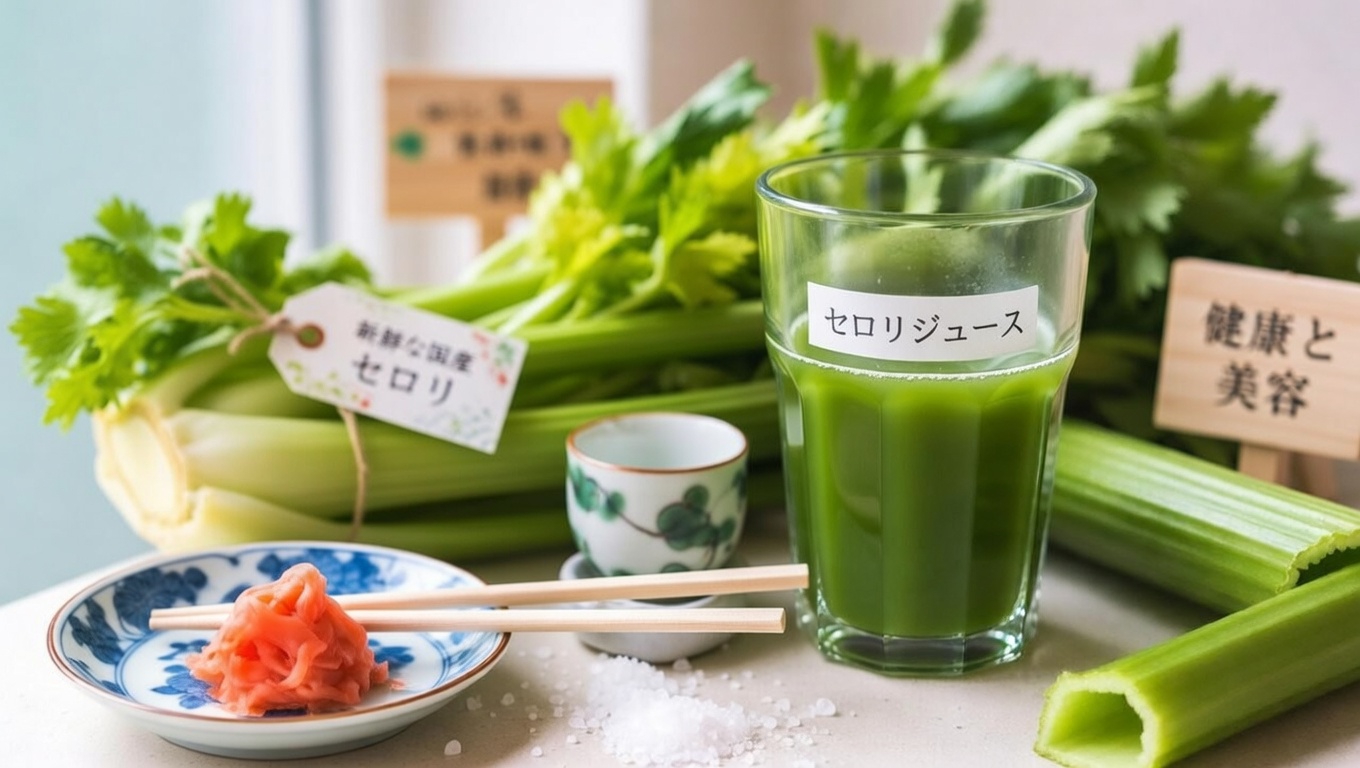 セロリジュースは朝の習慣に取り入れる価値がある？その効果と作り方を詳しく見る