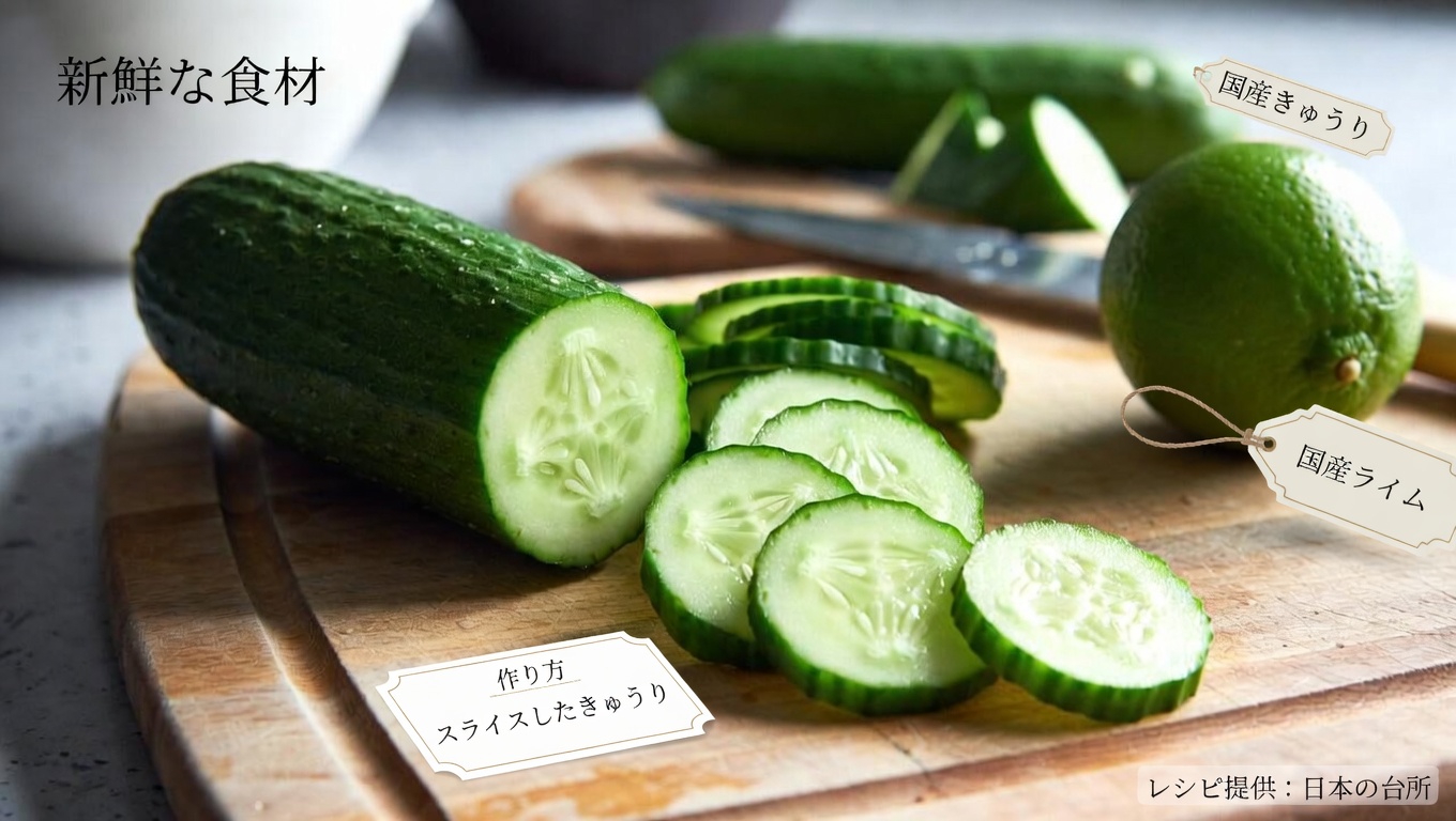 簡単な毎日の習慣:目の快適さとうるおいのための、さわやかなきゅうり・ライム・ミントウォーター