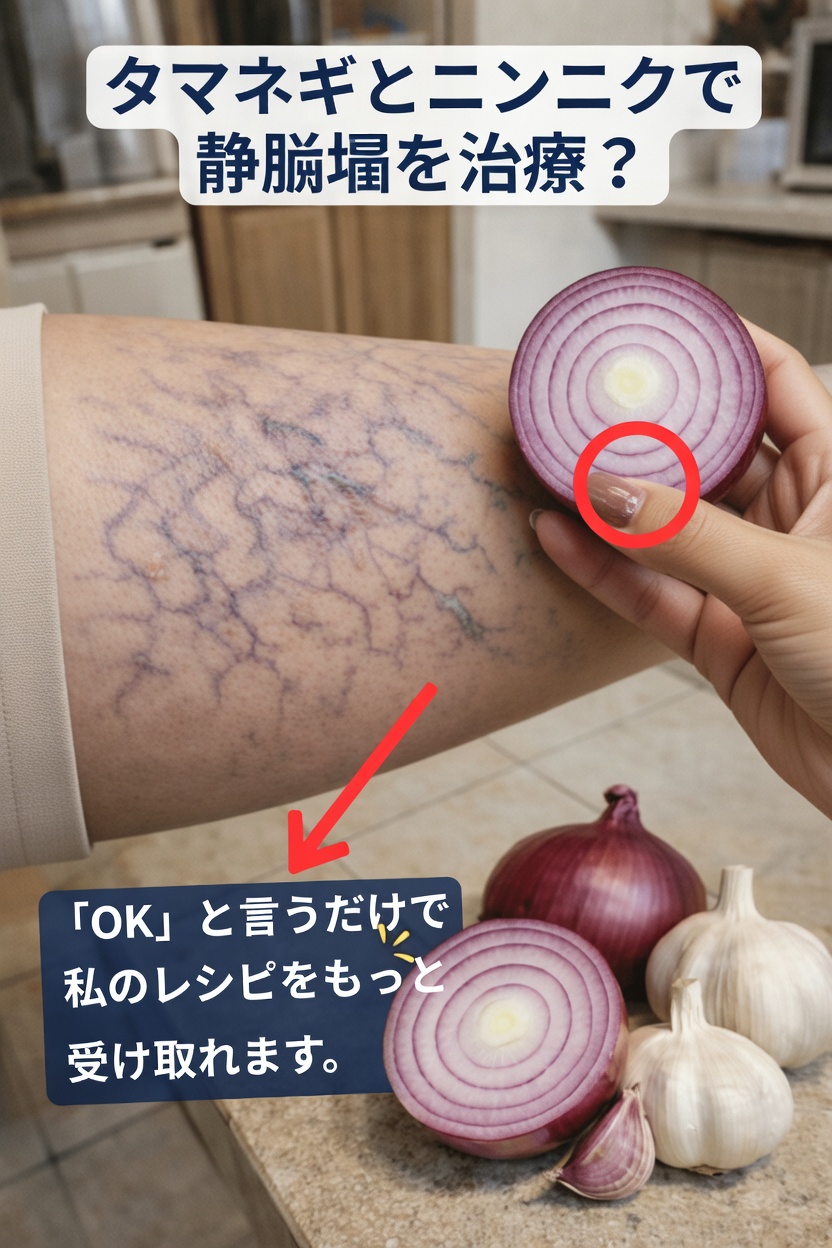 玉ねぎとニンニクは静脈の健康と快適さを支えられるのか?その潜在的な効果を探る