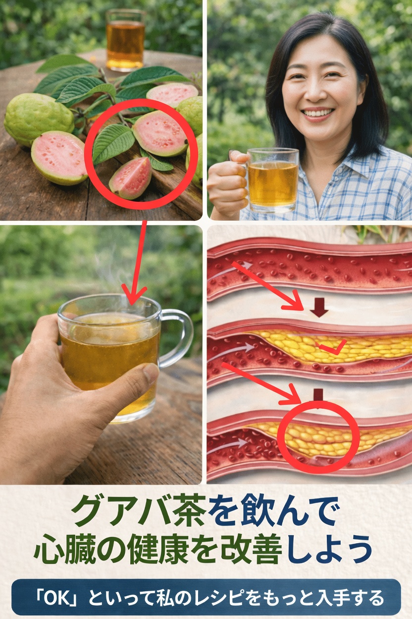 心臓の健康をサポートするグアバ葉茶の可能性を探る