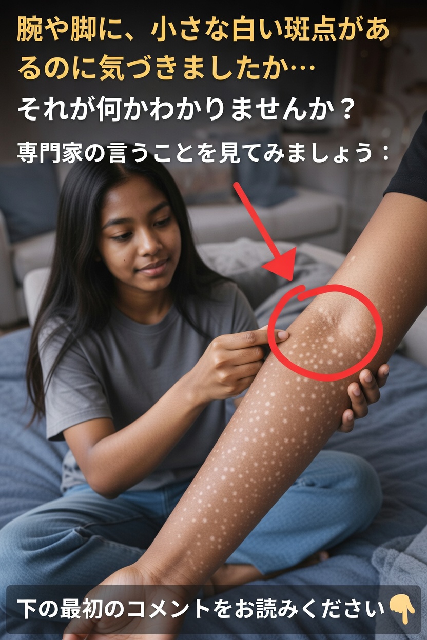 皮膚の白い斑点:原因、種類、受診の目安