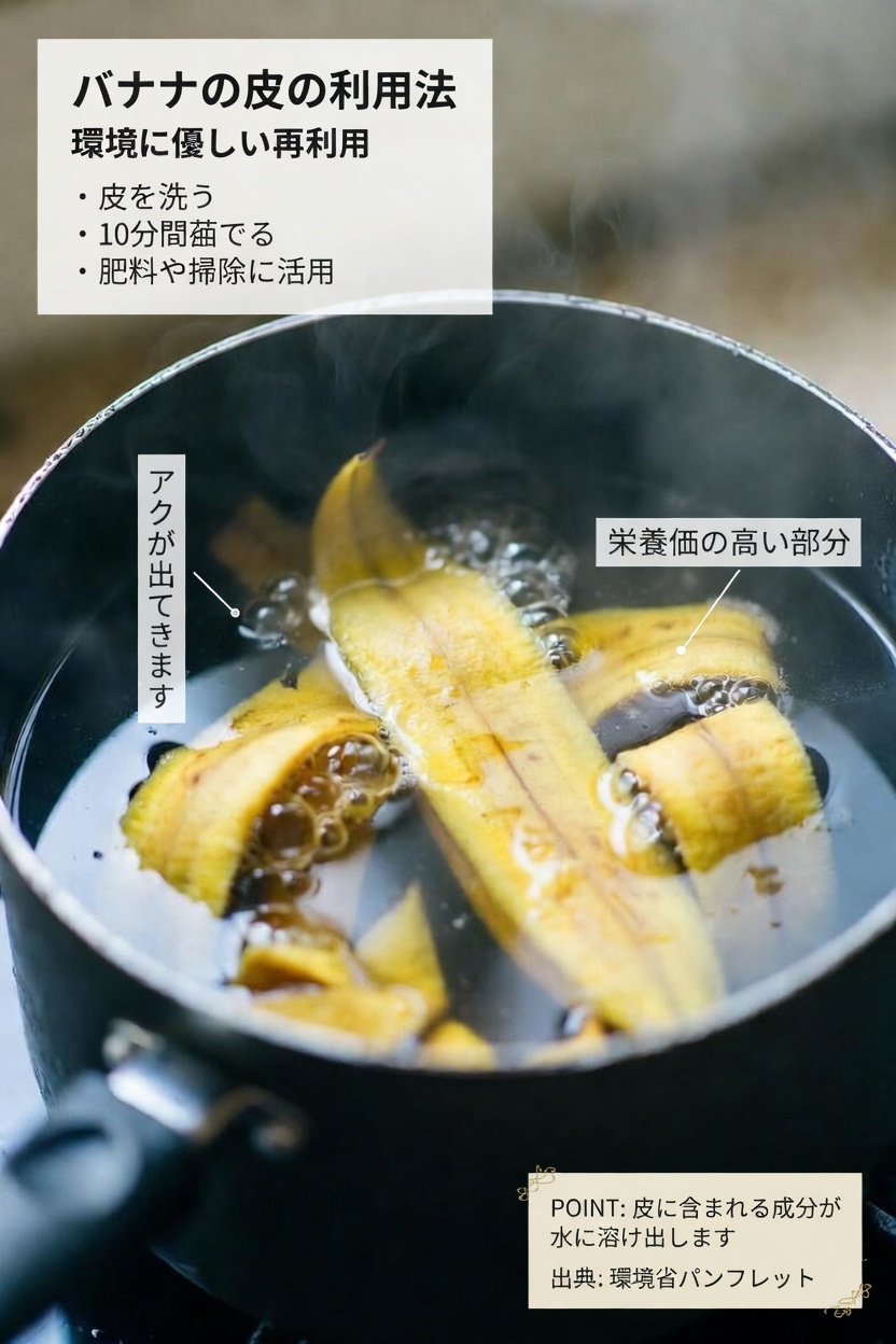 ゆでたバナナの皮の煮汁を天然のヘアリンスとして使う、より健康的な髪のための驚きの効果を発見しましょう