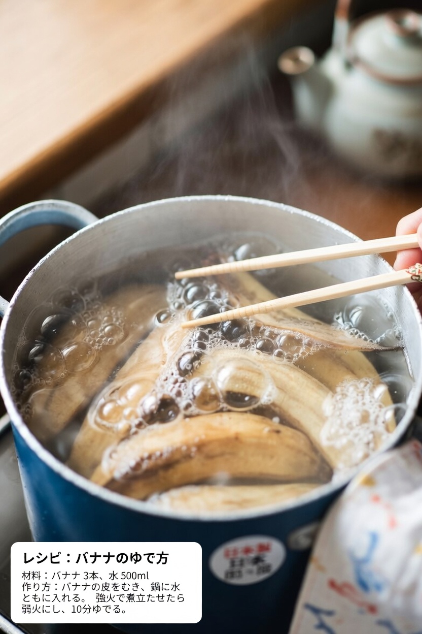ゆでたバナナの皮の煮汁を天然のヘアリンスとして使う、より健康的な髪のための驚きの効果を発見しましょう