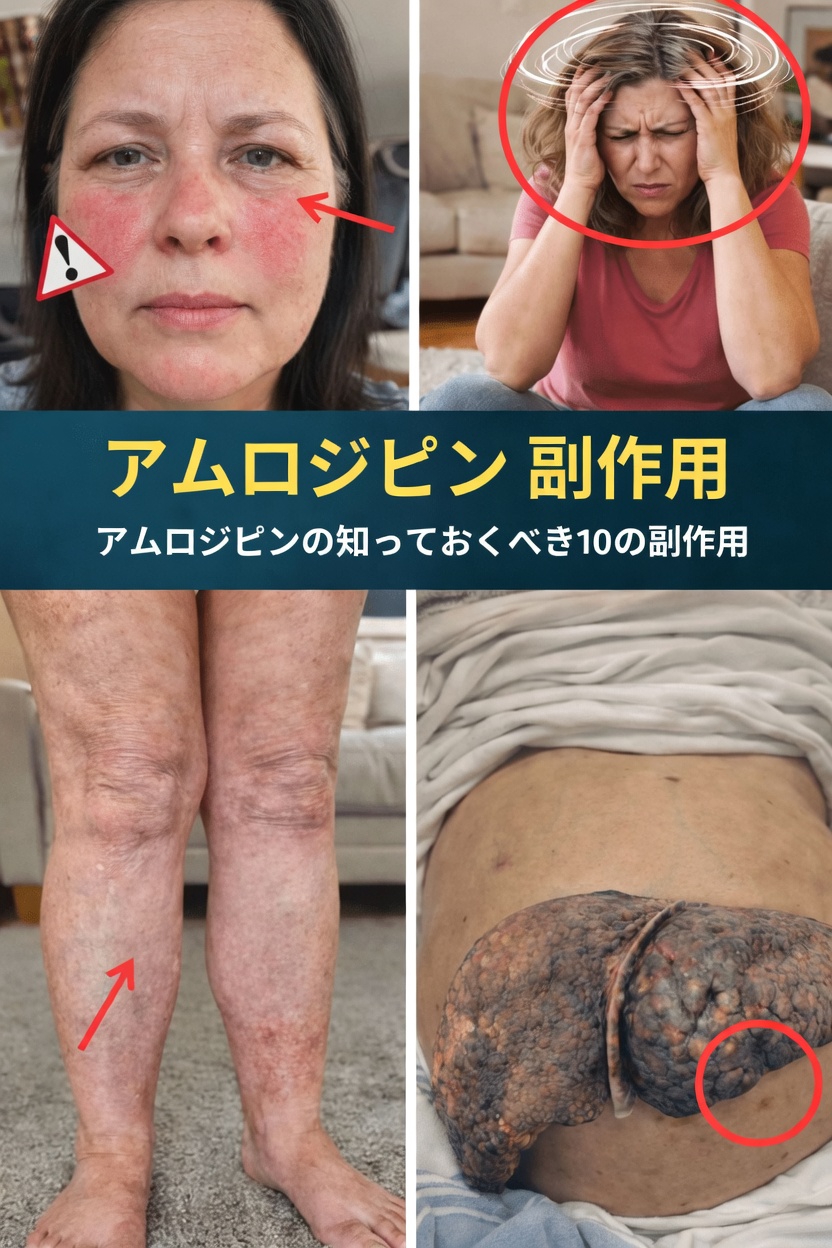 アムロジピンとは何ですか、そしてなぜ副作用を引き起こすのですか？