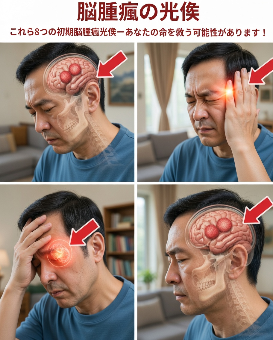 絶対に見逃してはいけない脳腫瘍の10の初期警告サイン