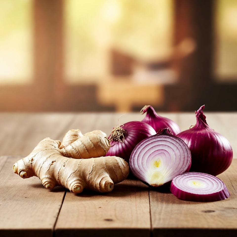 生姜と赤玉ねぎのレメディで健康を高めよう