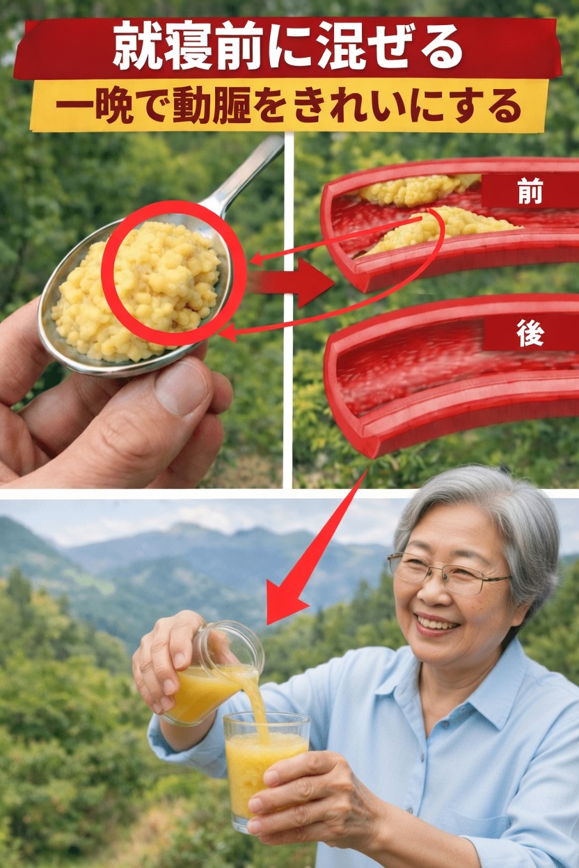 簡単な就寝前の習慣：心臓の健康維持をサポートするニンニク・レモン・ショウガの混合物を探る